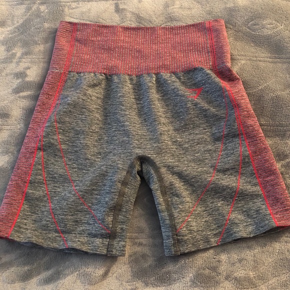 Gymshark Red Hyper Amplify Shorts Size 